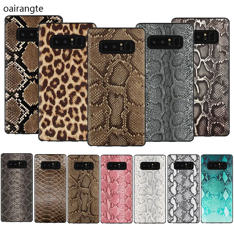 

Python Snake skin Soft TPU Phone Cover Case For Samsung Galaxy A3 A5 A6 7 8 9 2018 A10S 20S 30S 40S 50S 60 70 J6