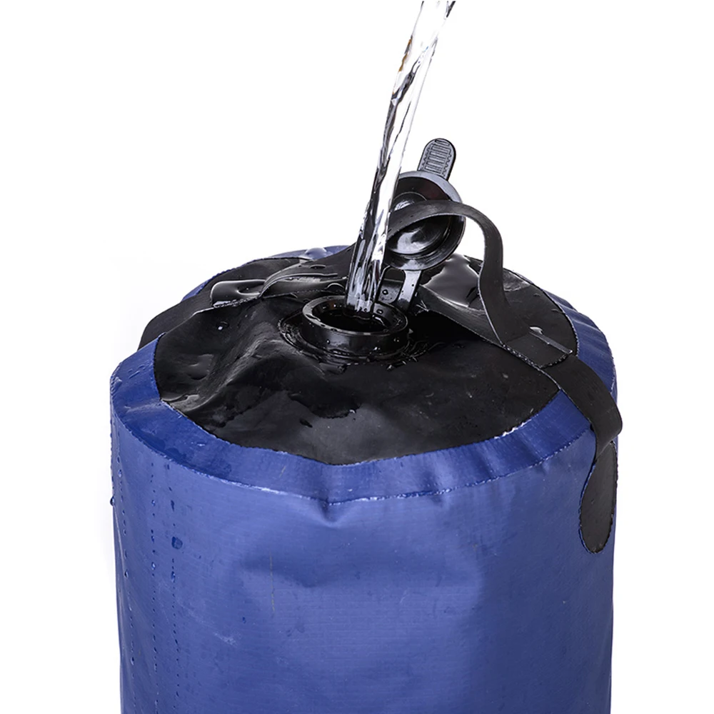 Портативный 11L ПВХ давления душ с ножной насос легкий открытый надувной давление водный резервуар для душа для автомобиля на открытом воздухе
