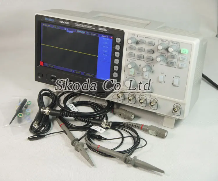 

Hantek 2015 Newest oscilloscope Digital storage oscilloscope 70MHz 1GSa/s 2 channel 7"TFT LCD screen