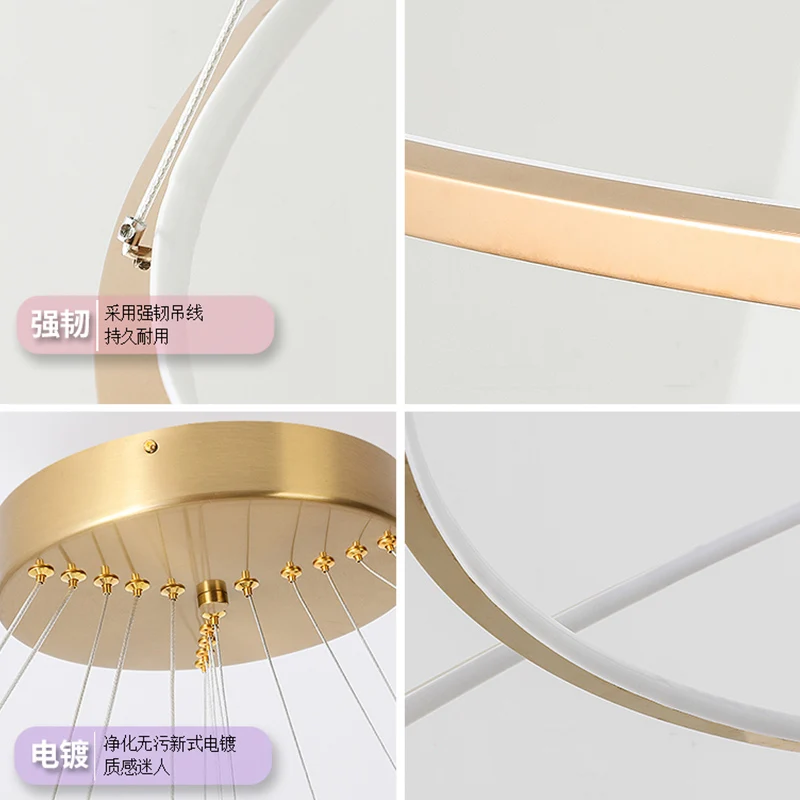 Современный светодиодный Люстра Lustre гостиная Потолочная люстра акриловая декоративное освещение интерьера люстра с дистанционным управлением
