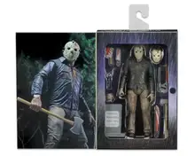 NECA 3D Friday The 13th Part 3 The Final Chapter Jason Voorhees PVC Action Figure Model Doll 18cm neca mary shelleys frankenstein re animator herbert west doctor cloth 8inch doll action figure t