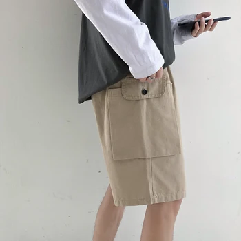 

2019 Summer Men's Work Harem Casual Male Brand Cotton Mens Jogger Shorts Multi-pocket Gym Short Bodybuilding Beach Shorts M-2XL