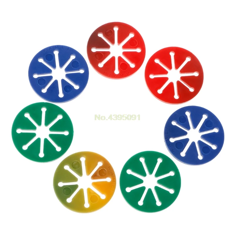 7Pcs Socks Holder Rings Colorful Sock Organizers Sorters Locks Clips