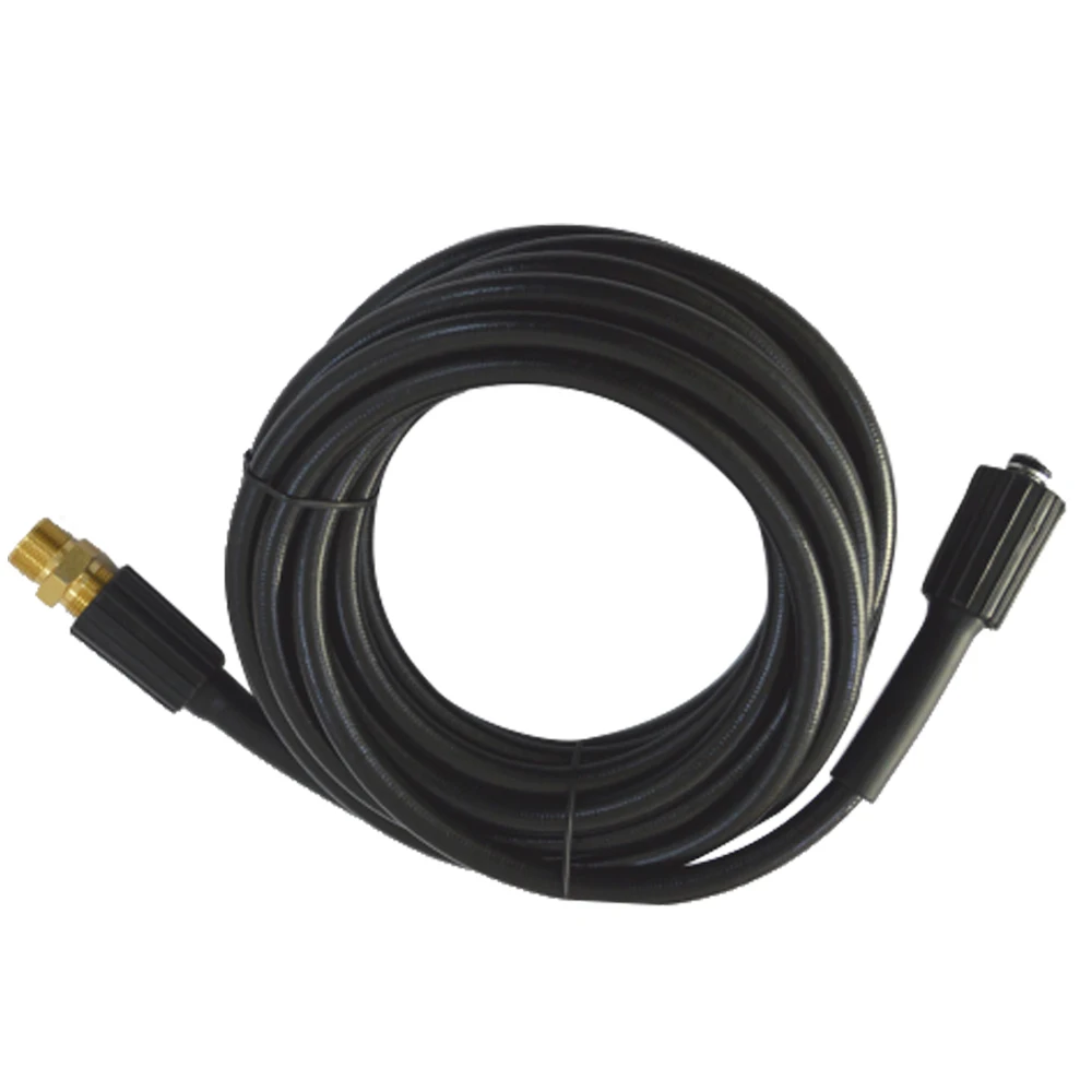 Kopen Hogedrukreiniger Slang Cord Pijp CarWash Slang Water Reinigen Extension Slang M22 pin 14 15 voor Karcher Elitech Interskol Huter