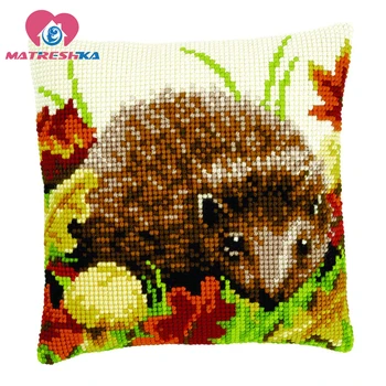 

DMC counted cross stitch patterns Cushions Home Decoration cross stitch Animal kit Yarn accessories Cross Stitch Pillow Patterns