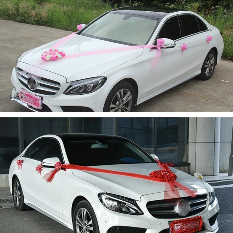 Wedding Car Decorative Flowers Wreaths Artificial Flowers Car