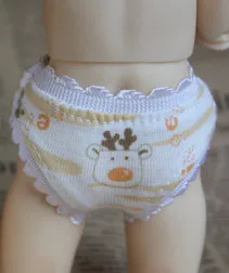 

BJD doll underwear lovely little deer white lace underpant for 1/6 BJD YOSD doll