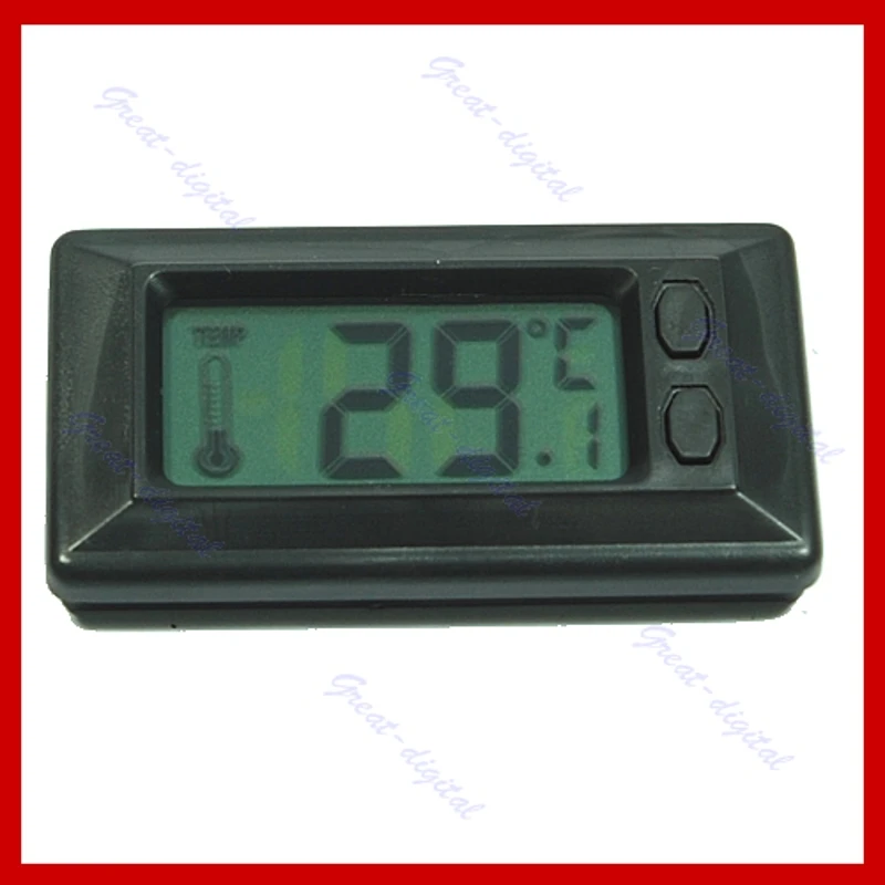  LCD Screen Display Home Fahrzeug Digital LCD Thermometer Temperatur Fahrenheit Drop Schiff n21