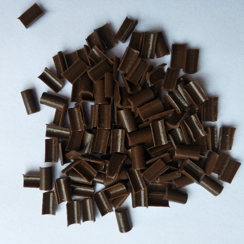 100PCS Keratin glue nail Nail Tip Keratin U-Shape Glue Nail Tip for fusion hair extension clear brown black yellow 4 color