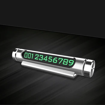 

Car Styling Temporary Parking Card Luminious Night Light For Renault sceni c1 2 c3 modus Duster Logan Sandero