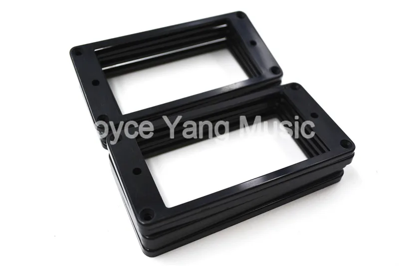 

Niko 10pcs Black Flat Plastic Humbucker Pickup Frame Holder Mounting Ring 3*5mm
