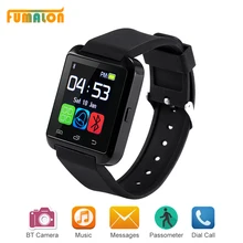 Bluetooth Watch U8 Smart Watch Наручные Часы для Apple ios Android смартфон Как GT08 шагомер носимых smartwatch Часы