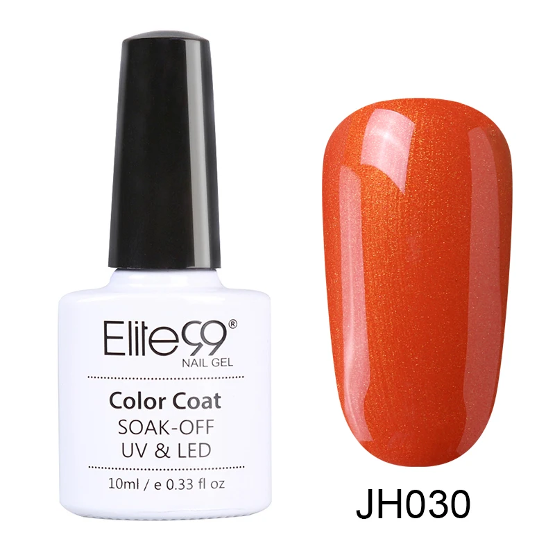 Elite99, серия винно-красного цвета, 10 мл, Гель-лак для ногтей, цветной лак, Полупостоянный Гель-лак для ногтей, замачиваемый, УФ светодиодный, Гель-лак - Цвет: JH030