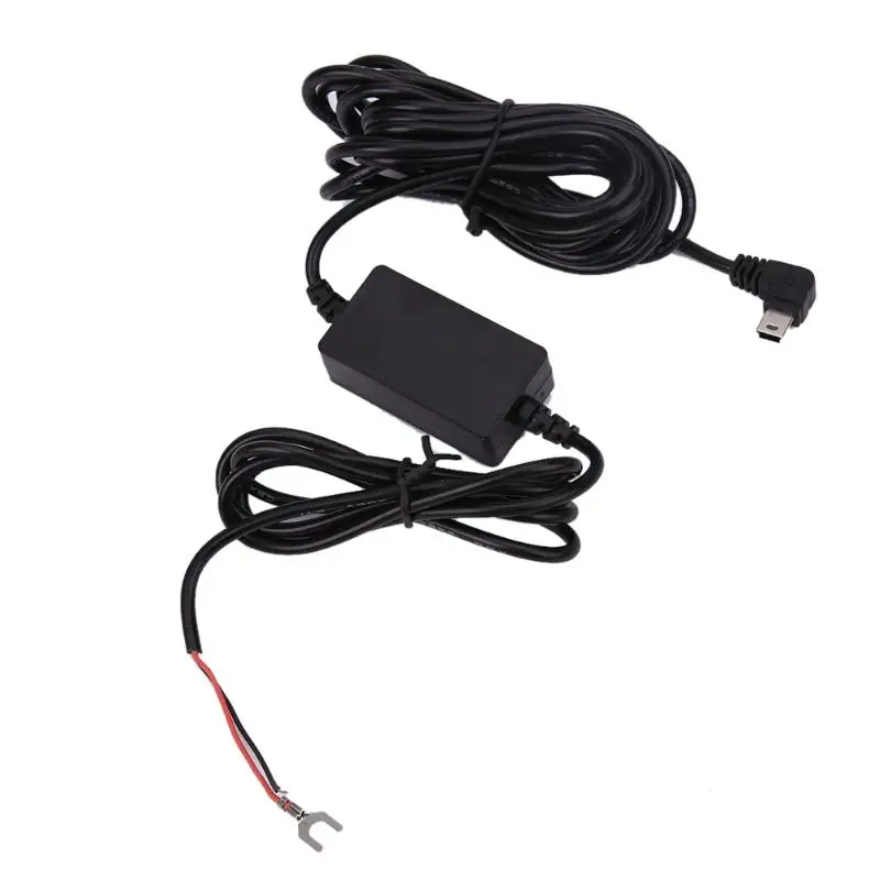 USB Hardwire DC 12 V-24 V до 5V 1500ma адаптер питания, автомобильное зарядное устройство, комплект 1.5A для видеорегистратора, автомобиля, DVR Mini - Название цвета: 3Meter