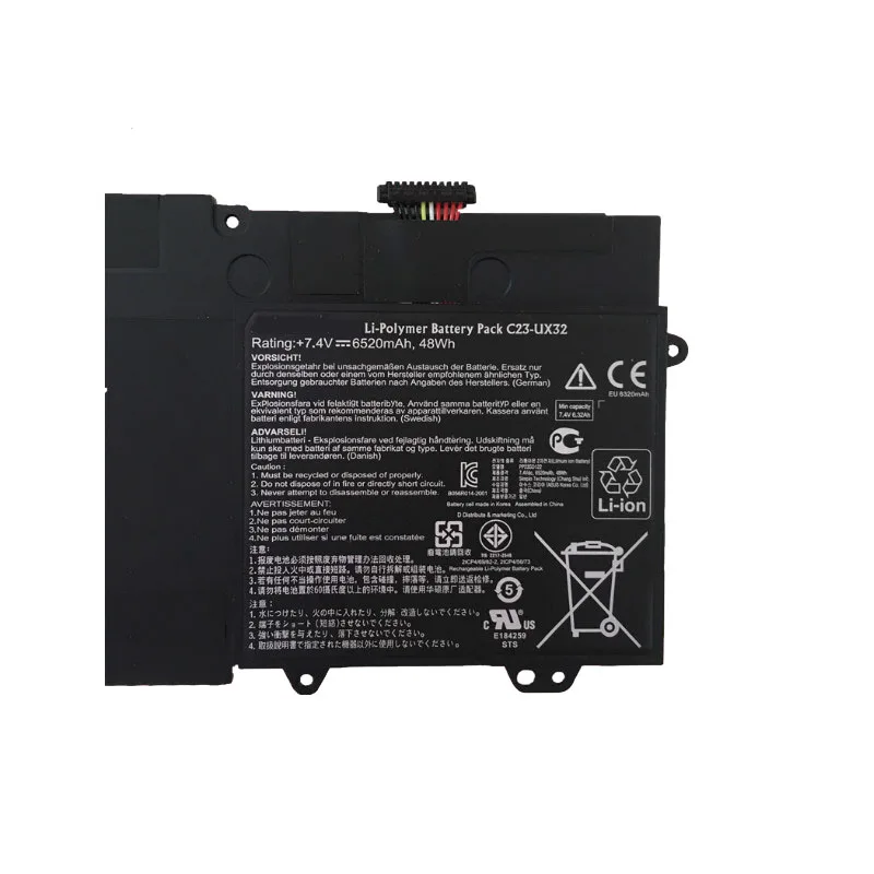 Genuine 7.4V 6520mAh C23-UX32 Battery for ASUS UX32VD UX32A UX32 VivoBook U38N Genuine 7.4V 6520mAh C23-UX32 Battery for ASUS UX32VD UX32A UX32 VivoBook U38N