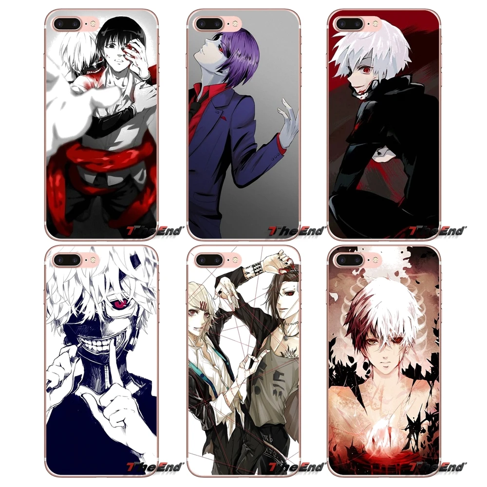 Мягкий чехол для Huawei P Smart Y6 Pro P8 P9 P10 Nova P20 Lite Mini 2017 SLA-L02 SLA-L22 2i Anime tokyo ghoul kirishima touka |