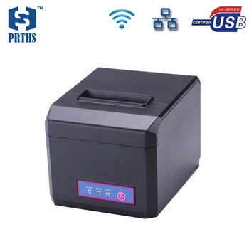 

80mm Ethernet Pos Printer Wifi Thermal Receipt Printer With Cutter Support QR Code Printing and Multi-language for Retailing