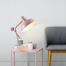 Macarons настольная лампа для глаз настольная кровать маленькая настольная лампа простая современная спальня прикроватная лампа WF4091356