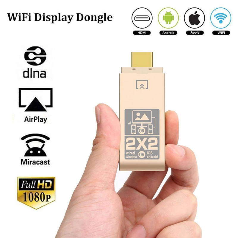 

2019 New WiFi Display Dongle Phone Connected to TV Projector Top Deals Wireless Four-In-One Screen Wifi To Hdmi For Ios Andriod
