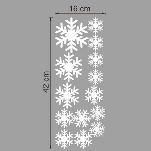 14 Pieces Wall Sticker White Frozen Snowflakes Vinyl Art Decal Christmas Window Sticker DIY Home Wall Shop Window Decor YO-102 14 Pieces Wall Sticker White Frozen Snowflakes Vinyl Art Decal Christmas Window Sticker DIY Home Wall Shop Window Decor YO-102