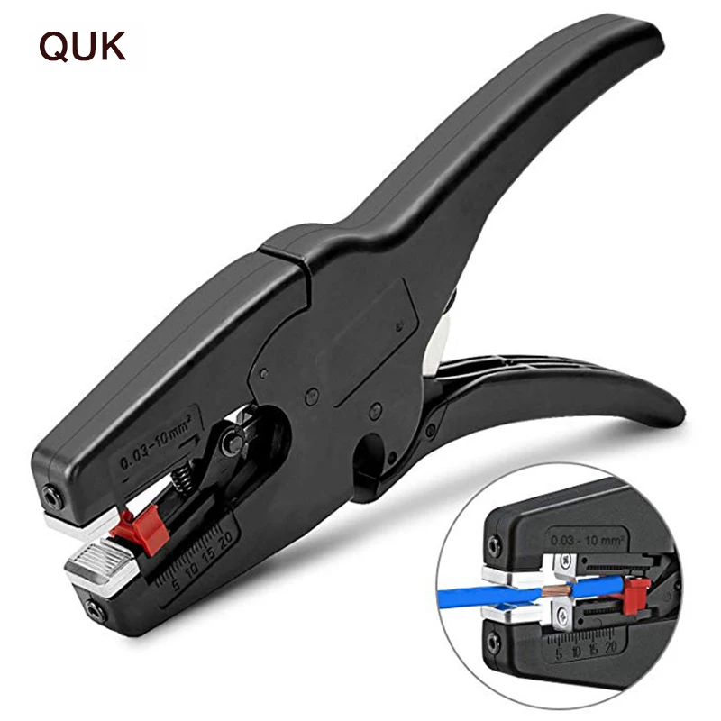 QUK Plier Wire Stripper and Cutter Multi-purpose Universal Insulation Wire Stripping Tool Electrician Stripping Cutter Hand Tool1