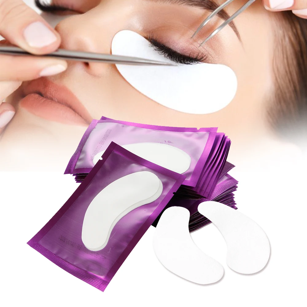 Kopen 200 Pairs Wimper Extension Papier Patch Lint Gratis Eye Tips Sticker Wraps Wimpers Make Up Gereedschap Onder Eye Kussen Pads groothandel