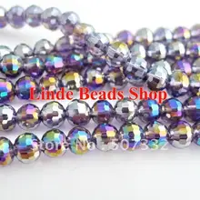 360 шт. 8 мм AAA Одежда высшего качества 5003 дискотечный шар Кристалл Стеклянные Бусины Аметист AB Цвет dr080429