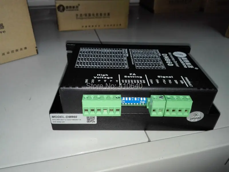 GENUINE! Leadshine DM860 2-Phase 32-Bit DSP Digital Stepper Drive of 20- 80 VDC Input Voltage and 2.4- 7.2A Output Current