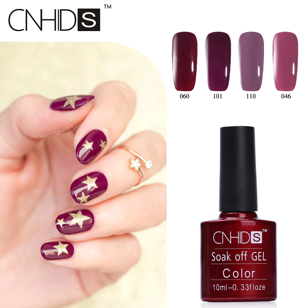 

CNHIDS Colorful Soak Off Gel Nail Polish Long-lasting UV&LED Lamp Gel Polish DIY Nail Art Tools Nail Varinishes 132 Color Choice
