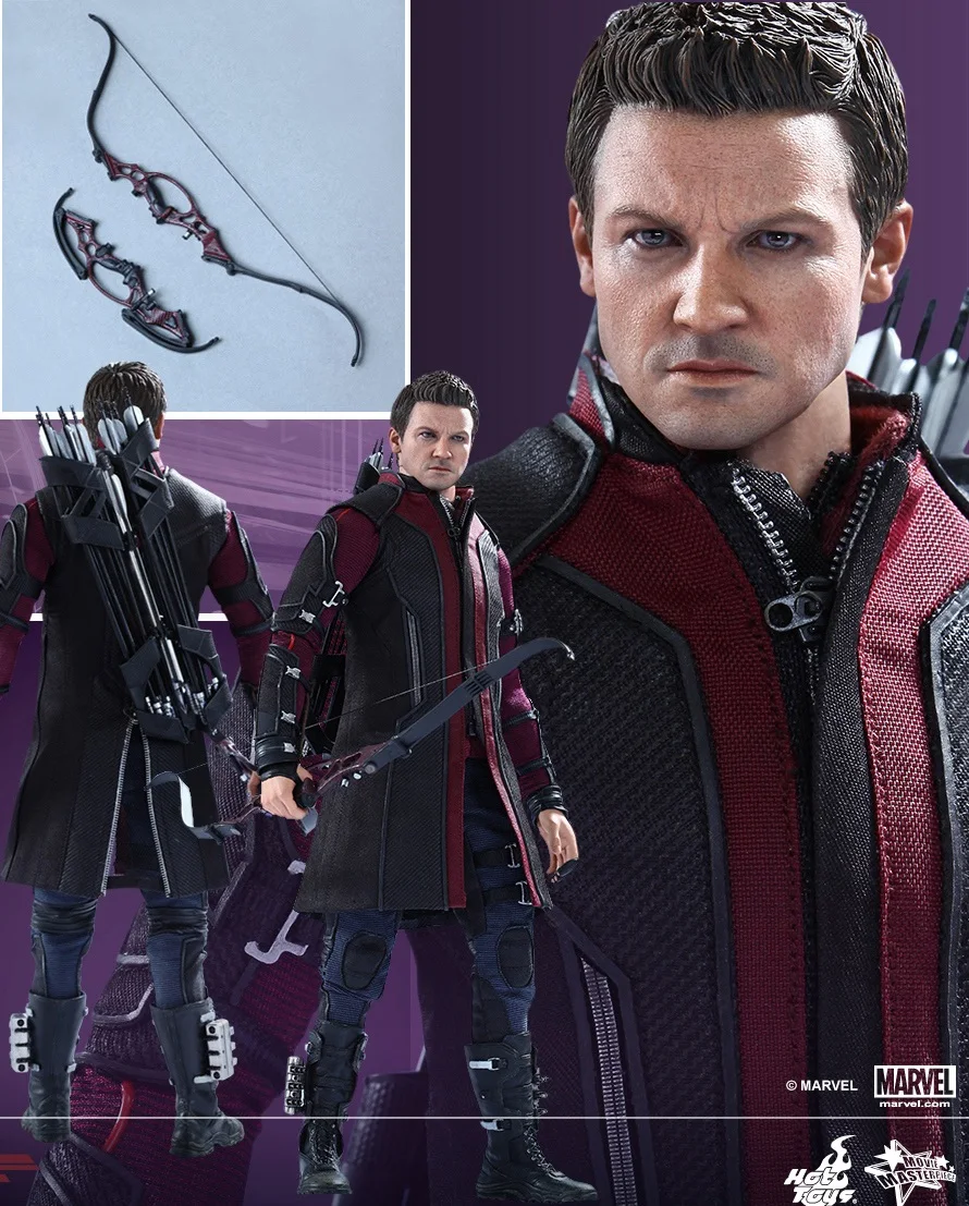 

1/6 scale Figure doll .12" action figures doll Avengers: Age of Ultron Hawkeye Jeremy Renner.Collectible doll model toy gift