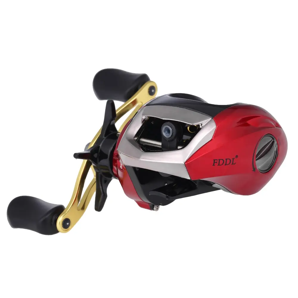 

FDDL Fishing Reel Pesca Baitcasting Reel 10+1 BB Ball Bearing 6.3:1 Bait Casting Fishing Reel One-way Clutch Left/Right Hand