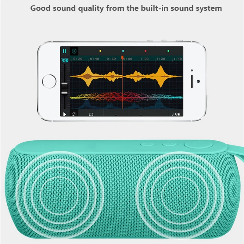 Q106 Super Bass беспроводной HiFi Bluetooth динамик 3D стерео сабвуфер аудио магнитофон музыка