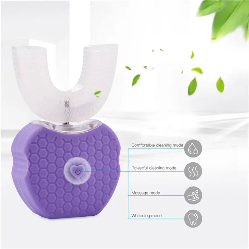 

Automatic Electric Toothbrush Silicone U Shape Toothbrush Waterproof Ultrasonic Wave Teeth Cleaning Whitening Brush Oral Care 31