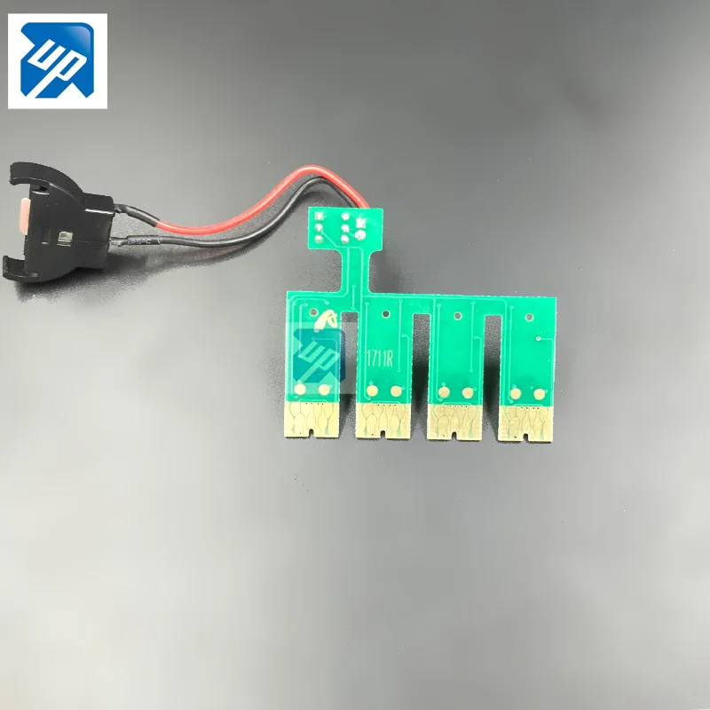 5 шт. t1711 чип для СНПЧ Epson XP-103 XP-203 XP-33 XP-306 XP-406 XP-407 XP-207 XP303 XP-313 XP-413 T1715 | Компьютеры и