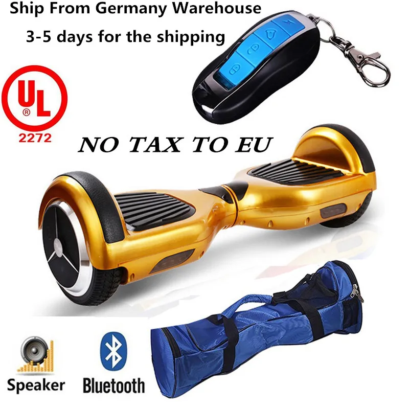 Germany warehouse CE certified 6 inch smart balance hoverboard scooter electric hoverboard with bluetooth Germany warehouse CE certified 6 inch smart balance hoverboard scooter electric hoverboard with bluetooth