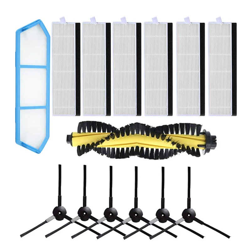 

Replacement Side Brushes Main Brush Filters For Ilife A4 Robot Vacuum Cleaner