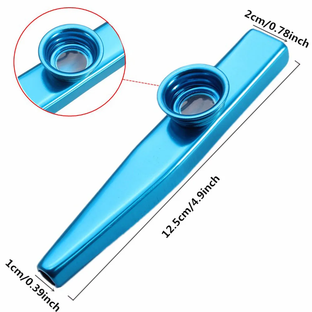 Металлический Золотой kazoo губная гармоника флейта детский подарок для вечеринки детский музыкальный инструмент