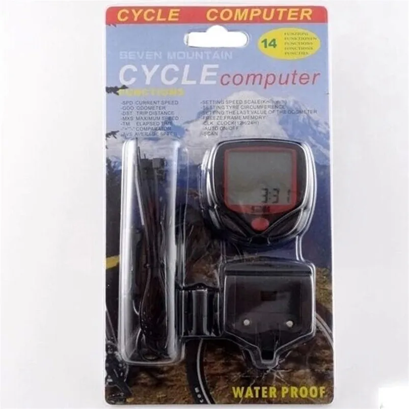 Bicycle Computer Waterproof Bike Cycling Digital LCD Display Computer Speedometer Odometer  Bicycle Accessories #4A31 (3)