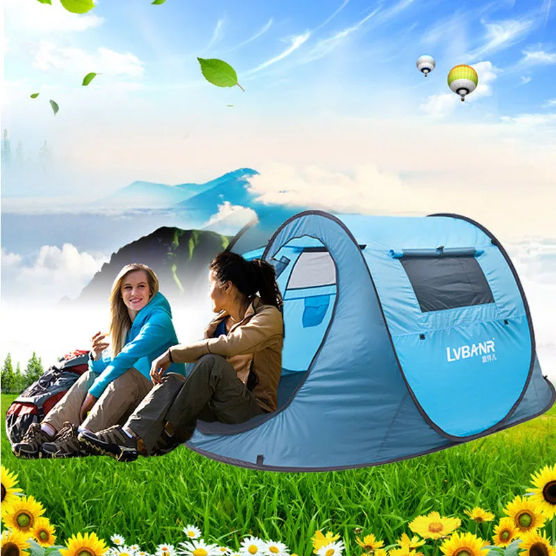 

2 Person Camping Tent Waterproof UV Ultralight Tents Ice Fishing Outdoor Quick Automatic Tents China Shop Online