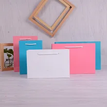 Высококачественное, лавандовое индивидуальный бумажный пакет с ручкой