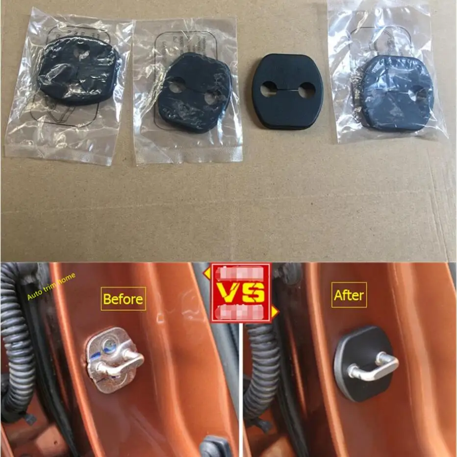 

High Quality For Nissan Teana Altima Qashqai X-Trail X Trail T32 2011-2016 Rogue Door lock buckle Pad Guard Protector Cover Cap