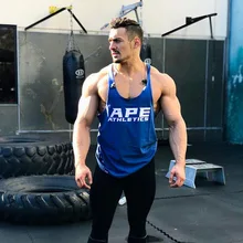 Мужские майки для бодибилдинга майка для фитнеса майка для тренировок одежда для кроссфита плотные дышащие рубашки без рукавов жилет