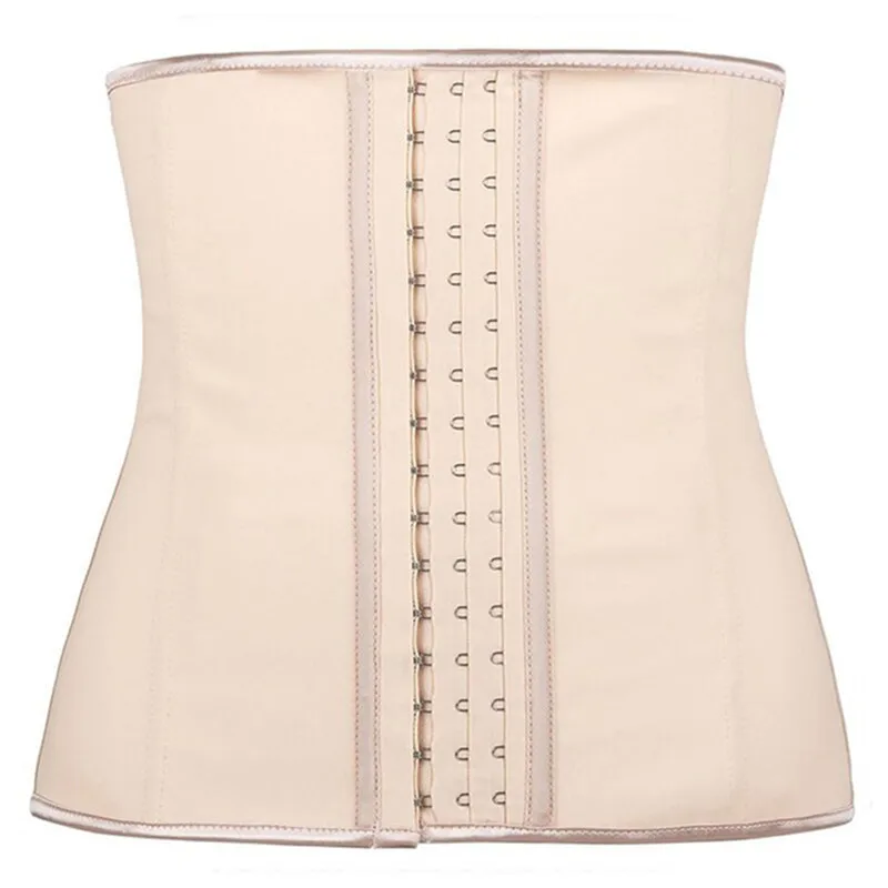 

6XL Women's Latex Underbust Corset Waist Training Cincher 9 Steel Boned Body Shaper Rubber Loss Girdle Slimming Belt Waist 20173