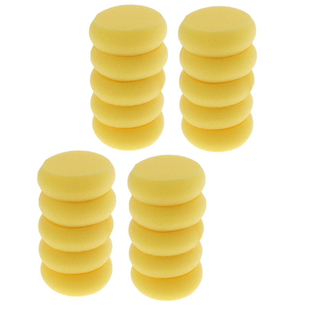 

20 Pieces Round Synthetic Watercolor Sponges for Graffiti Painting, Pottery, Ceramics - Artists Sponges DIY Tools