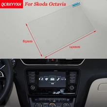 Автомобильный стикер дюймов 8 6,5 дюймов gps навигационный экран Стальная Защитная пленка для Skoda Octavia контроль ЖК-экрана автомобиля для укладки