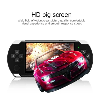 

4.3 Inch 32 Bit Handheld Pocket Game Machine Built-In 10000 Games Gamepad Portable Console MP4 Music Video Player Film Projector