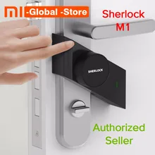 Новейший смарт-замок Xiao mi jia Sherlock M1 mi jia, умный дверной замок, без ключа, отпечаток пальца+ пароль для работы с приложением mi Home, управление телефоном