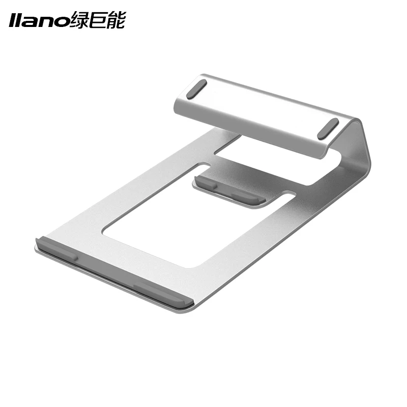 Silver Aluminum Laptop Stand Tablet Stand Universal for Apple MacBook Air Pro 11-15 inches Folding Adjustable Office Notebook