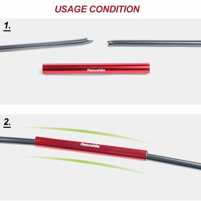 Палатка столб аварийная труба Одиночная штанга ремонтная труба подходит для полюсов диаметром 8,5 мм