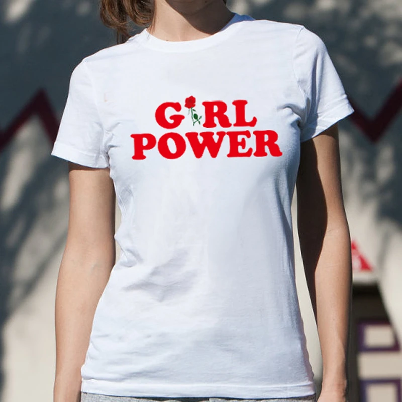 plus size girl power shirt